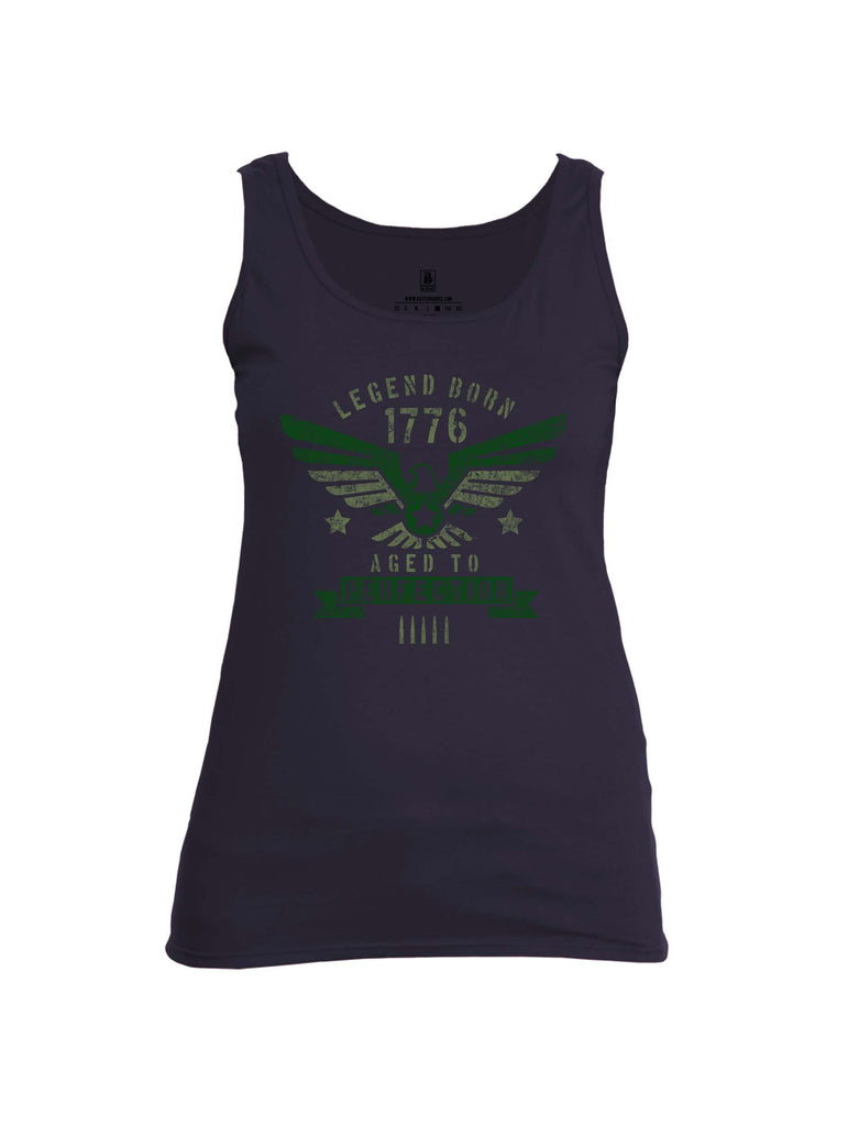Battleraddle Legend Born 1776 Aged To Perfection Womens Cotton Tank Top