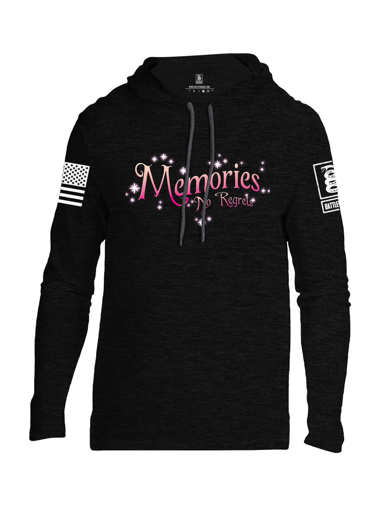 Battleraddle Memories No Regrets Men Cotton Thin Cotton Lightweight Hoodie