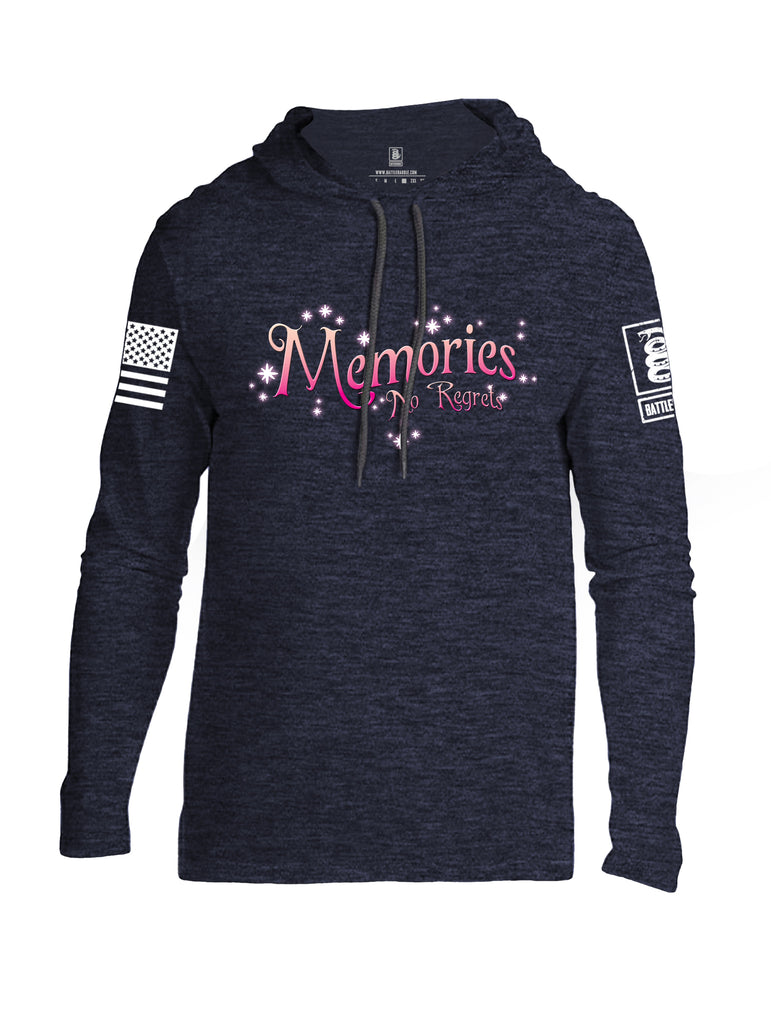 Battleraddle Memories No Regrets Men Cotton Thin Cotton Lightweight Hoodie