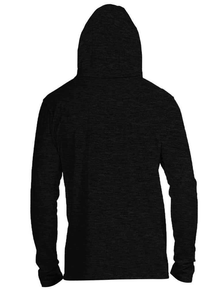 Battleraddle Support Blue Line Mens Thin Cotton Lightweight Hoodie