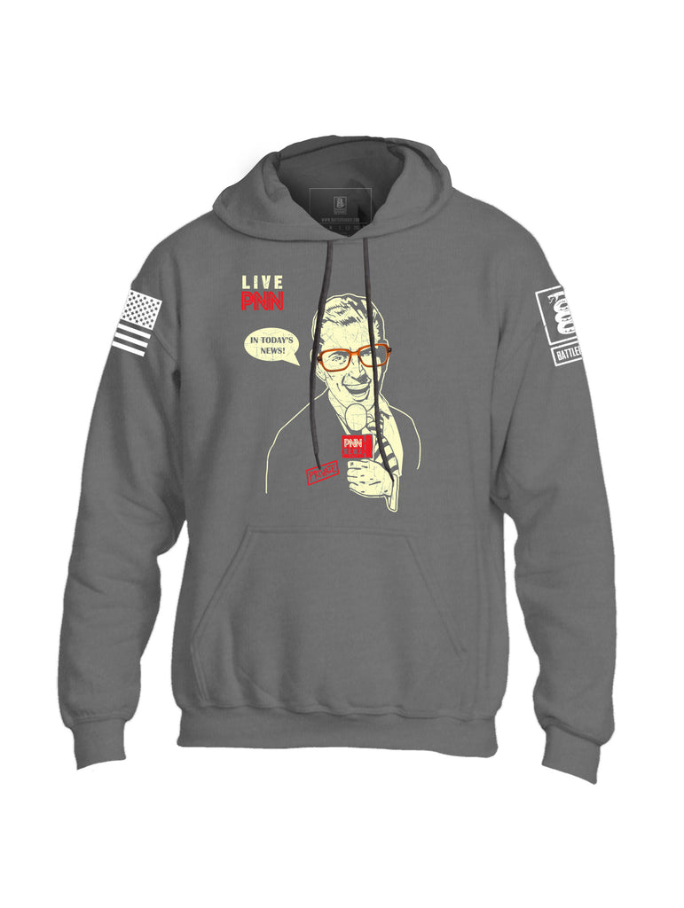 Battleraddle Live PNN In Today's News! PNN News Private Mens Blended Hoodie With Pockets