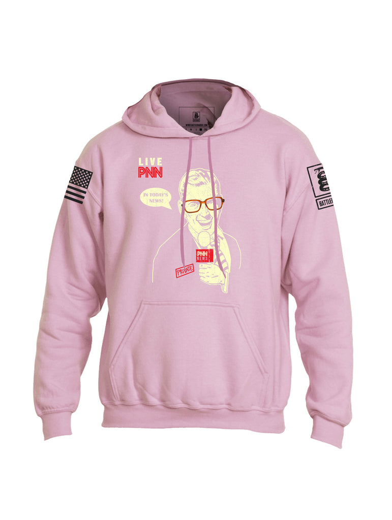 Battleraddle Live PNN In Today's News! PNN News Private Mens Blended Hoodie With Pockets