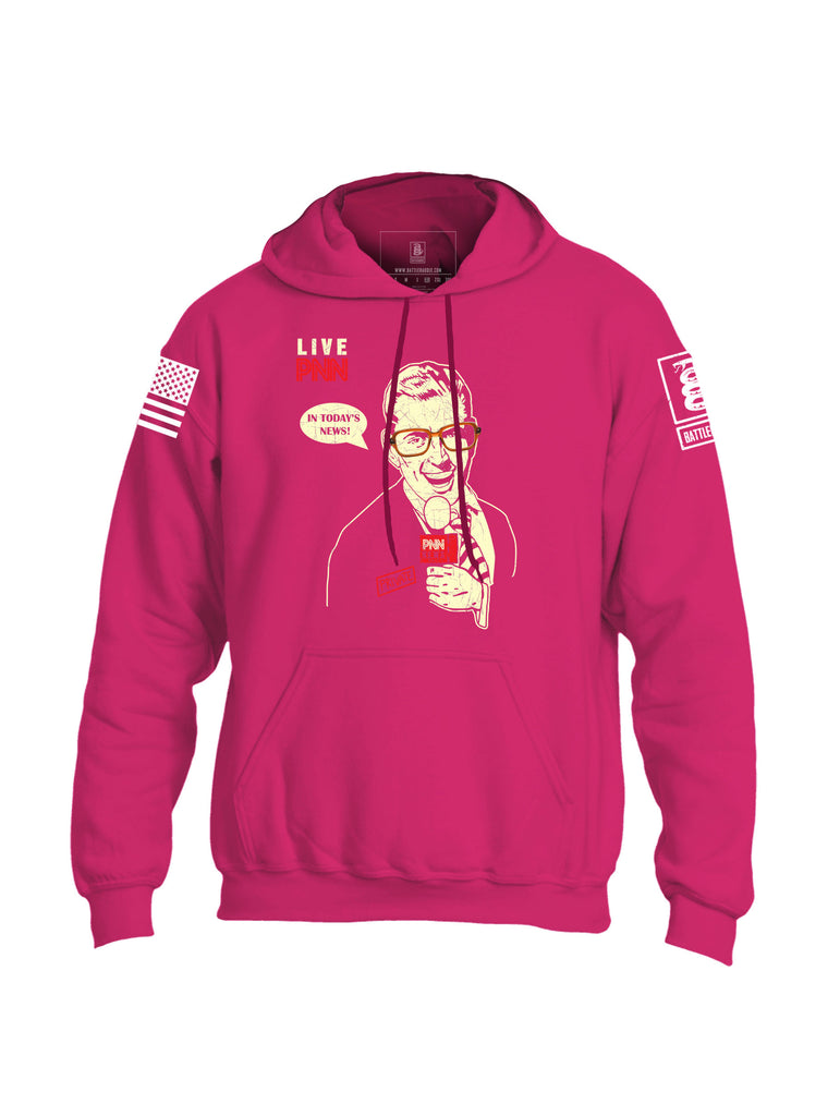 Battleraddle Live PNN In Today's News! PNN News Private Mens Blended Hoodie With Pockets