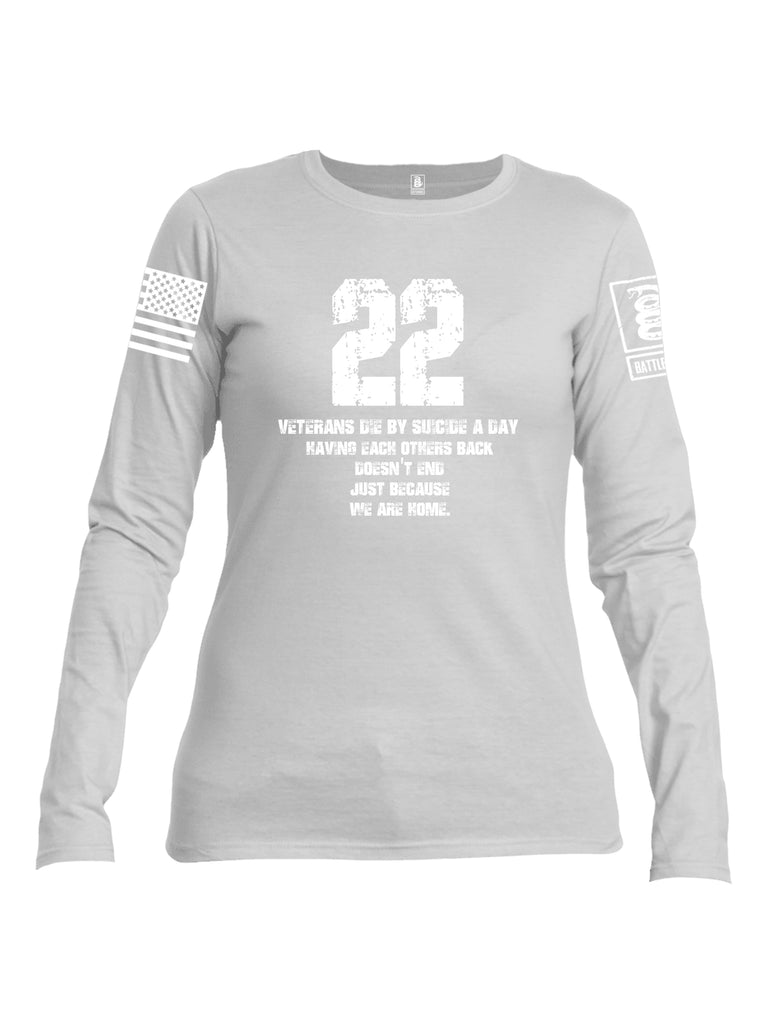 Battleraddle 22 A Day Women Cotton Crew Neck Long Sleeve T Shirt