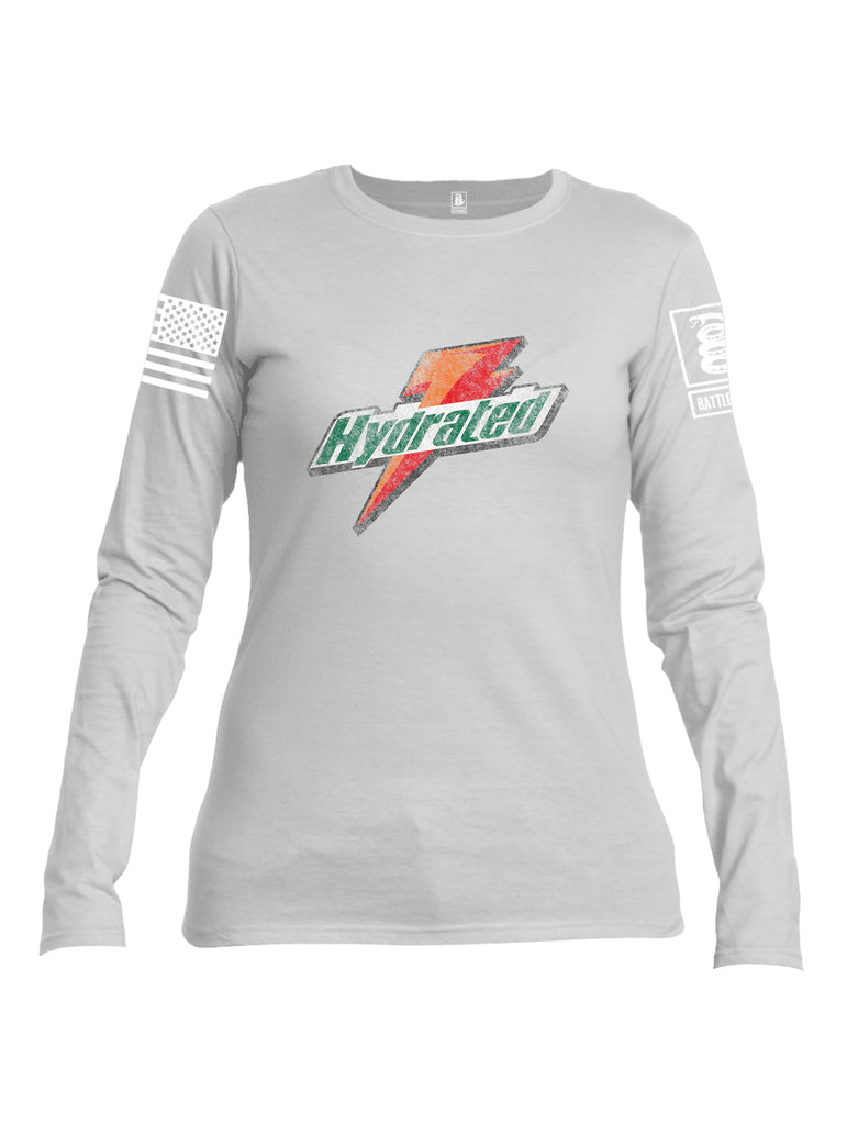 Battleraddle Gatorade Hydrated Women Cotton Crew Neck Long Sleeve T Shirt