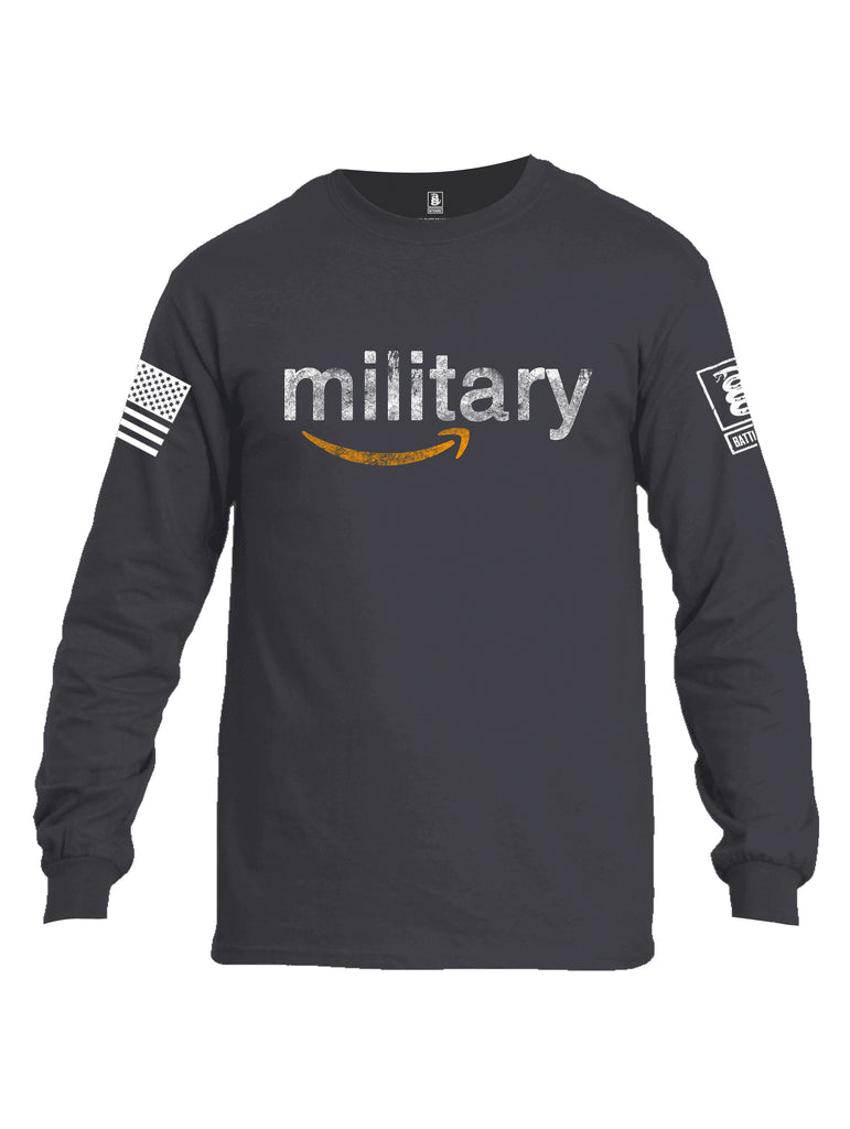 Battleraddle Military  Men Cotton Crew Neck Long Sleeve T Shirt