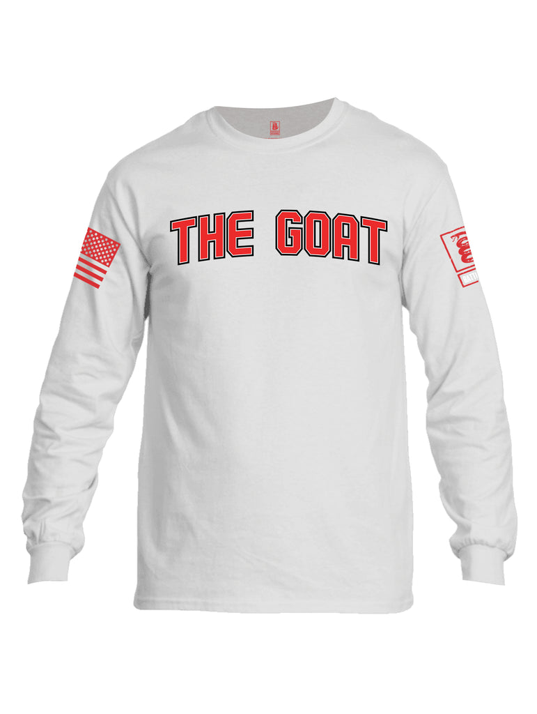 Battleraddle The Goat Men Cotton Crew Neck Long Sleeve T Shirt