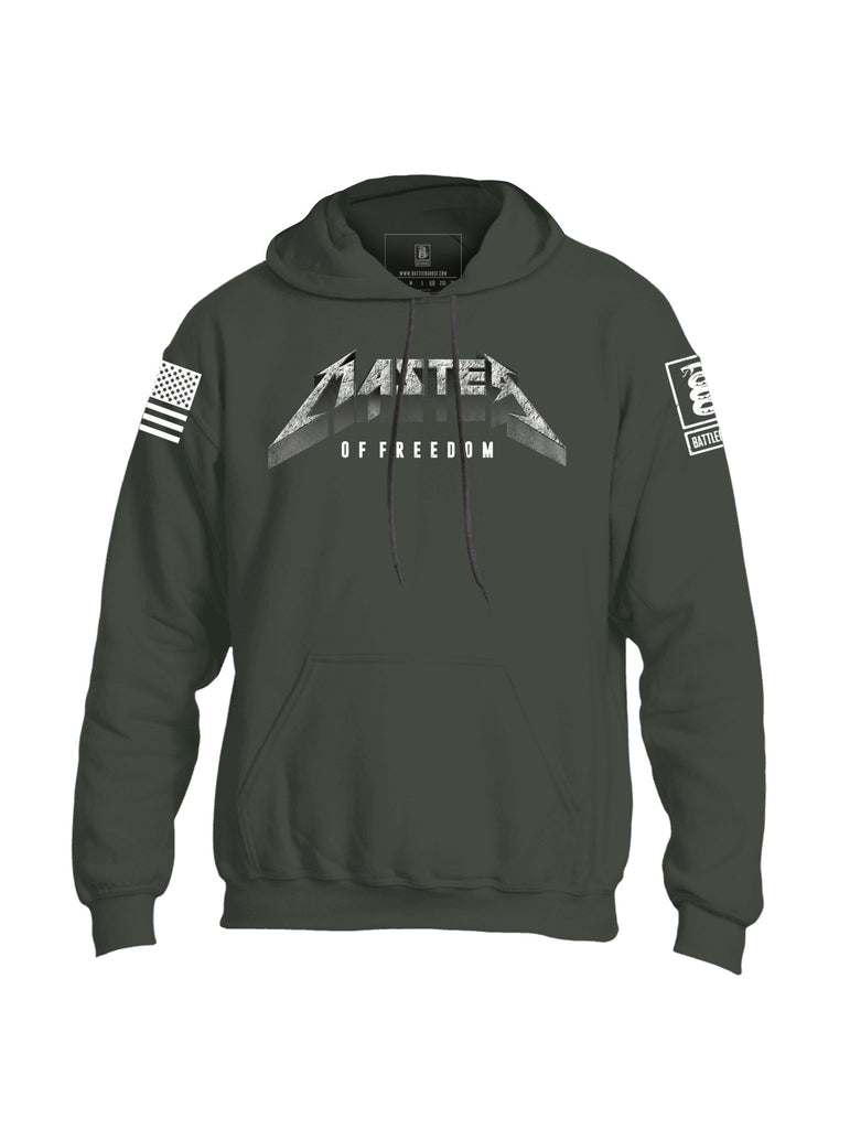 Battleraddle Master Of Freedom Mens Blended Hoodie With Pockets