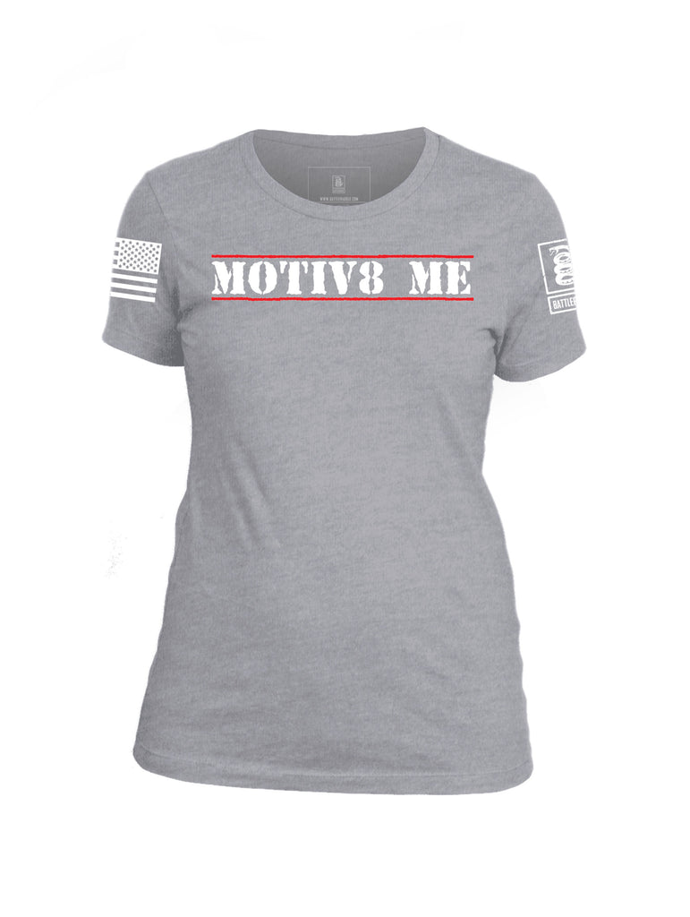 Battleraddle Motiv8 Me Womens Cotton Crew Neck T Shirt