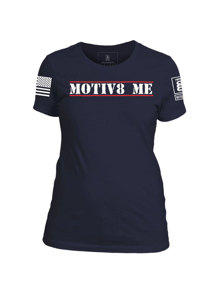 Battleraddle Motiv8 Me Womens Cotton Crew Neck T Shirt