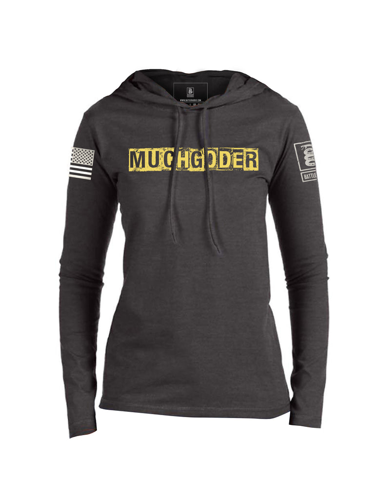 Battleraddle Much Gooder Womens Cotton Thin Lightweight Hoodie