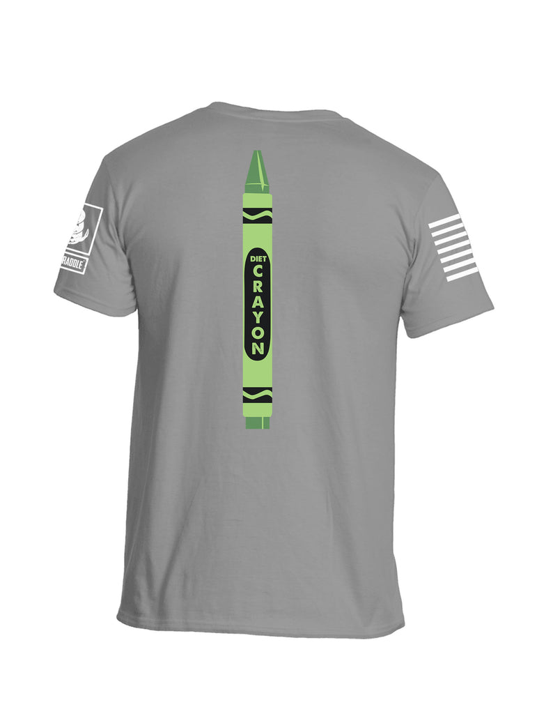 Battleraddle Need To Pass Height And Weight? Diet Crayon Mens Cotton Crew Neck T Shirt