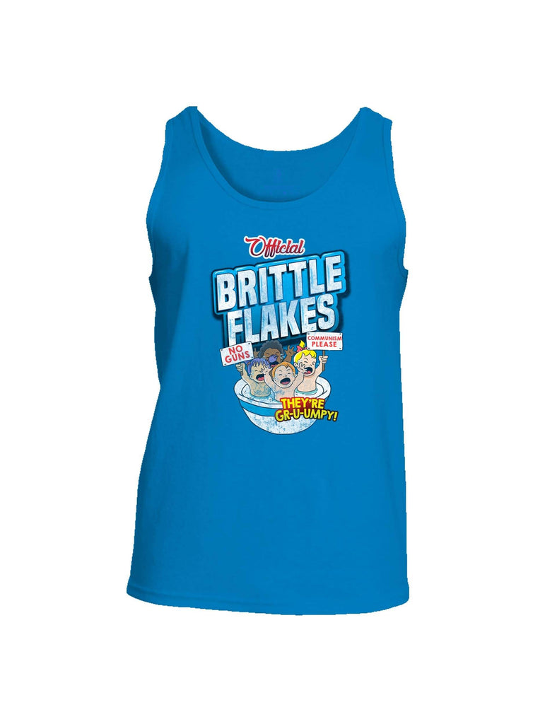 Battleraddle Official Brittle Flakes No Guns Communism Please Theyre Grumpy Mens Cotton Tank Top shirt|custom|veterans|Apparel-Mens Tank Top-Cotton