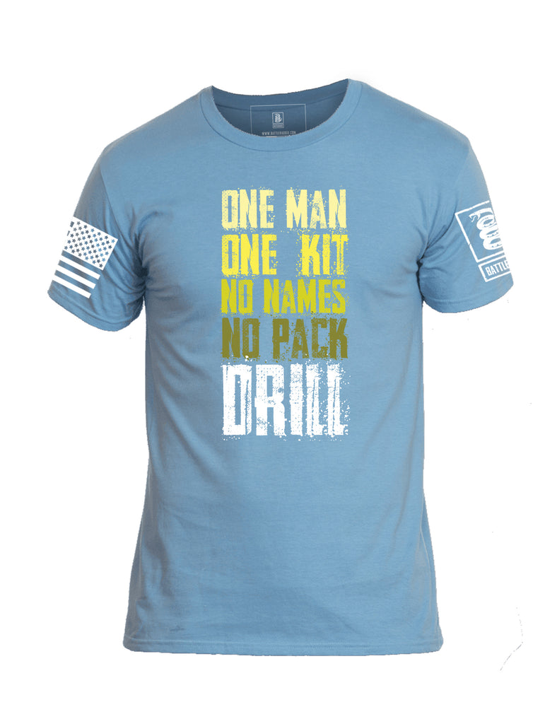Battleraddle One Man One Kit No Names No Pack Drill Mens Cotton Crew Neck T Shirt