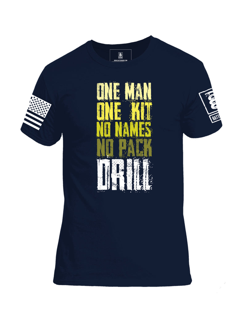 Battleraddle One Man One Kit No Names No Pack Drill Mens Cotton Crew Neck T Shirt