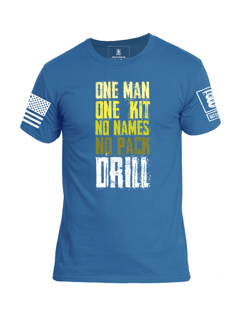 Battleraddle One Man One Kit No Names No Pack Drill Mens Cotton Crew Neck T Shirt
