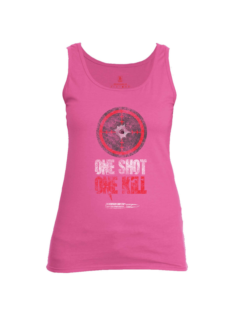 Battleraddle One Shot One Kill Womens Cotton Tank Top