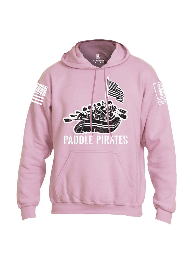 Battleraddle Paddle Pirates Grey Sleeve Print Mens Blended Hoodie With Pockets