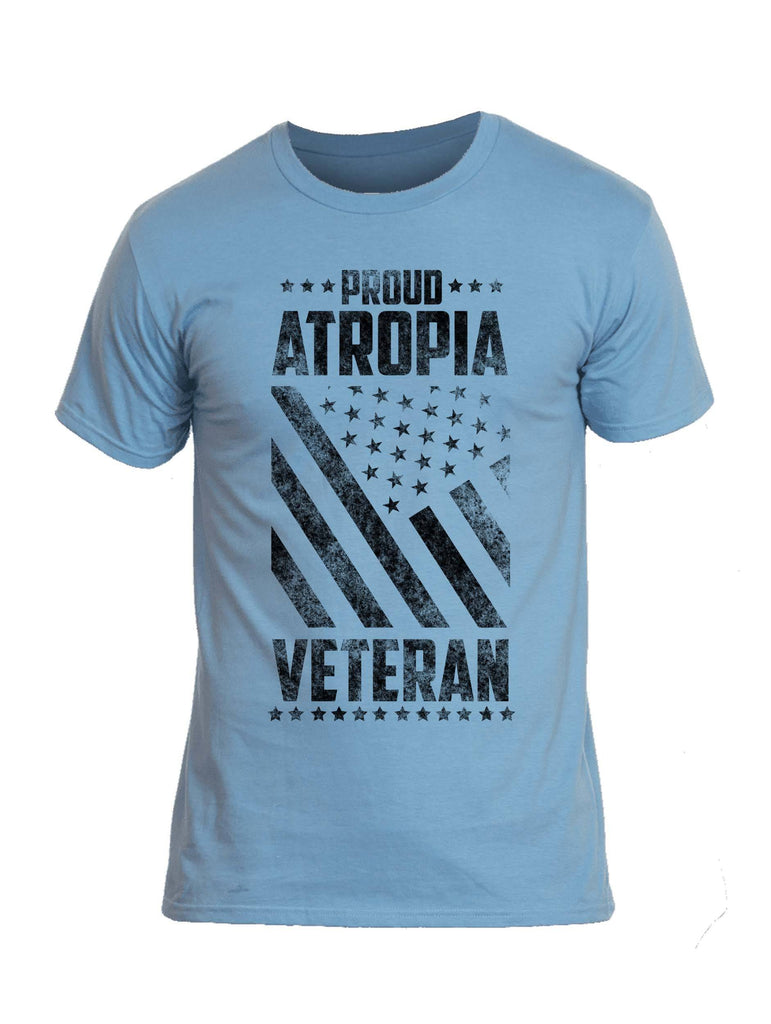 Battleraddle Proud Atropia Veteran Black Snake Logo Mens Cotton Crew Neck T Shirt shirt|custom|veterans|Apparel-Mens T Shirt-cotton
