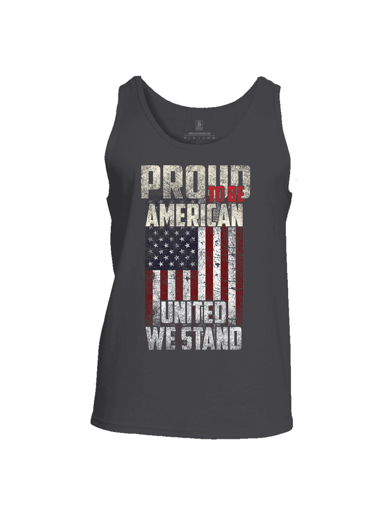 Battleraddle Proud To Be American United We Stand Mens Cotton Tank Top