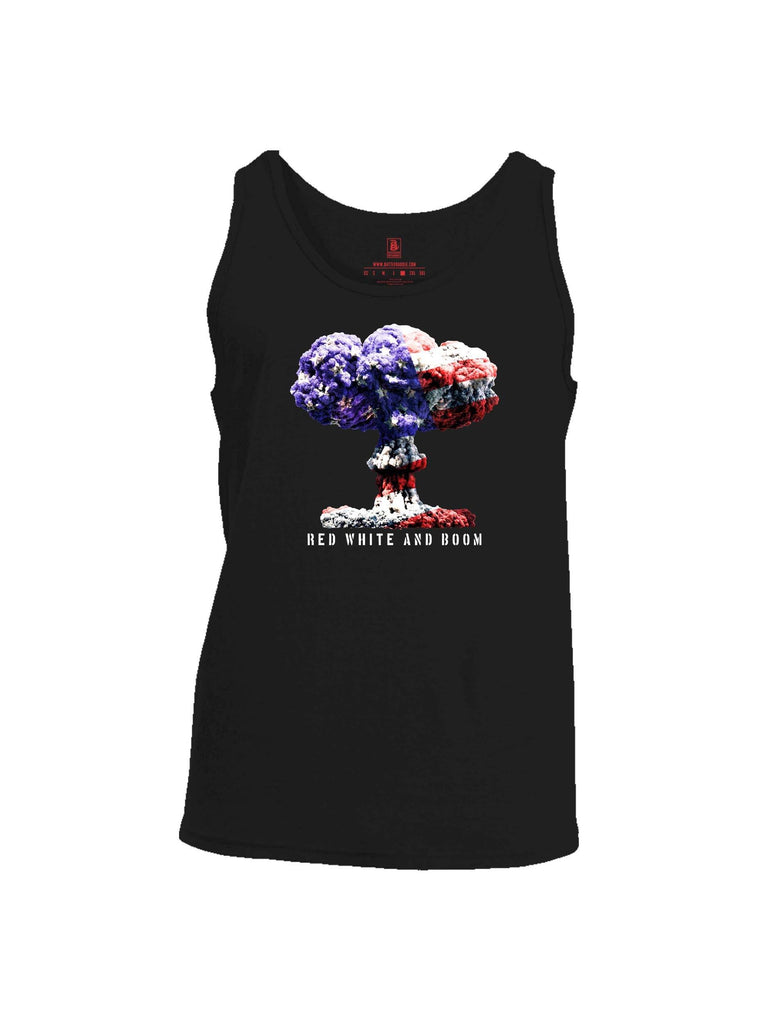 Battleraddle Red White And Boom Mens Cotton Tank Top shirt|custom|veterans|Apparel-Mens Tank Top-Cotton