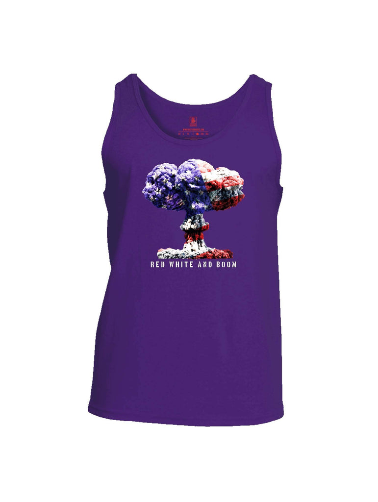 Battleraddle Red White And Boom Mens Cotton Tank Top shirt|custom|veterans|Apparel-Mens Tank Top-Cotton