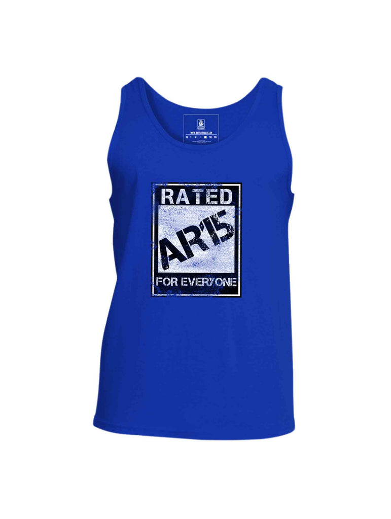 Battleraddle Rated AR15 For Everyone Mens Cotton Tank Top