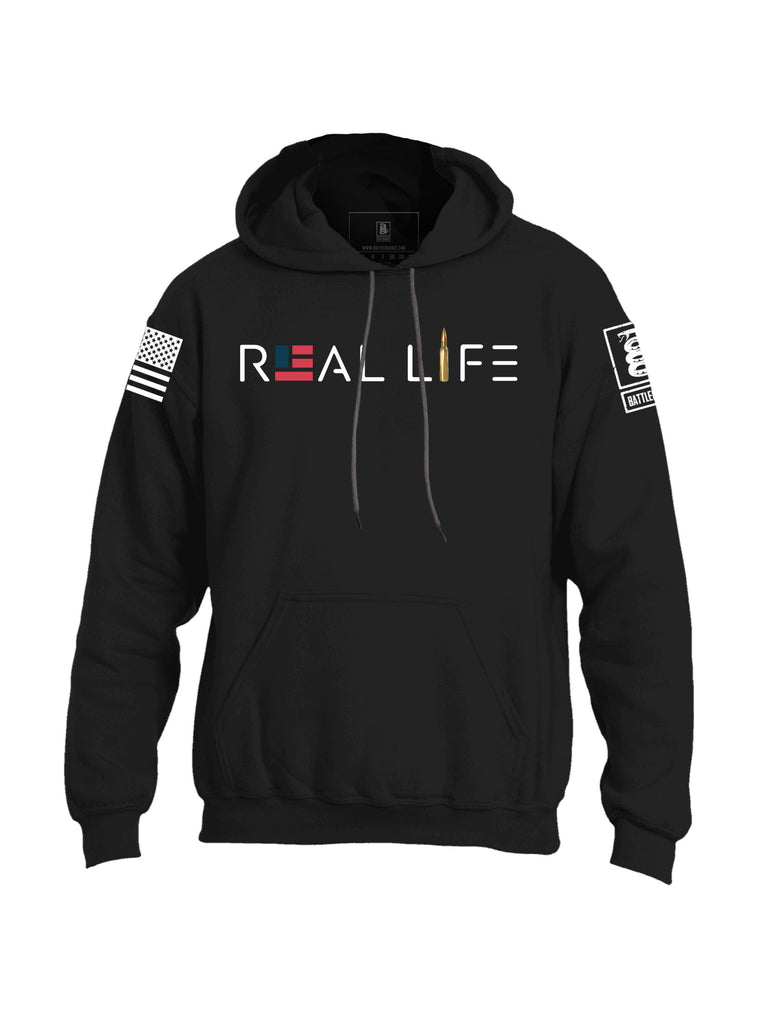 Battleraddle Real Life Mens Blended Hoodie With Pockets