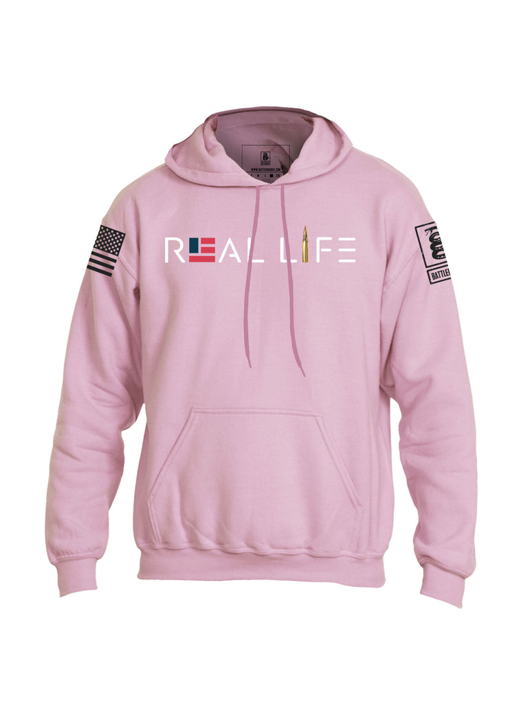 Battleraddle Real Life Mens Blended Hoodie With Pockets