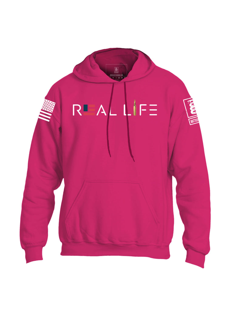 Battleraddle Real Life Mens Blended Hoodie With Pockets