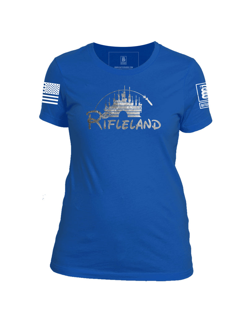 Battleraddle Rifleland Womens Cotton Crew Neck T Shirt