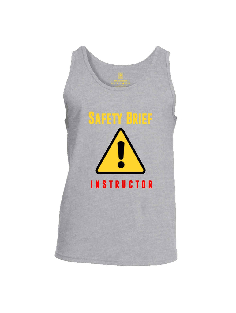 Battleraddle Safety Brief Instructor Mens Cotton Tank Top shirt|custom|veterans|Apparel-Mens Tank Top-Cotton