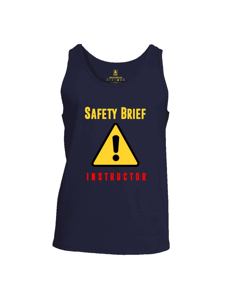Battleraddle Safety Brief Instructor Mens Cotton Tank Top shirt|custom|veterans|Apparel-Mens Tank Top-Cotton