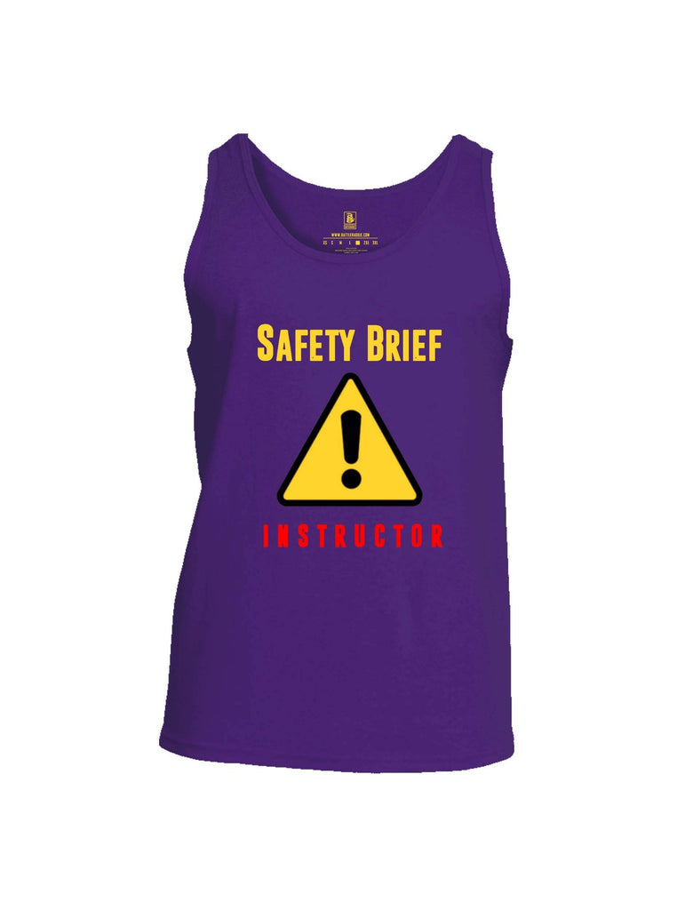 Battleraddle Safety Brief Instructor Mens Cotton Tank Top shirt|custom|veterans|Apparel-Mens Tank Top-Cotton