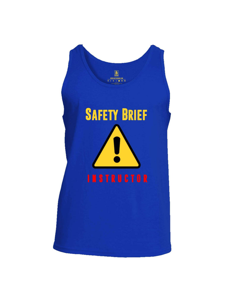 Battleraddle Safety Brief Instructor Mens Cotton Tank Top shirt|custom|veterans|Apparel-Mens Tank Top-Cotton