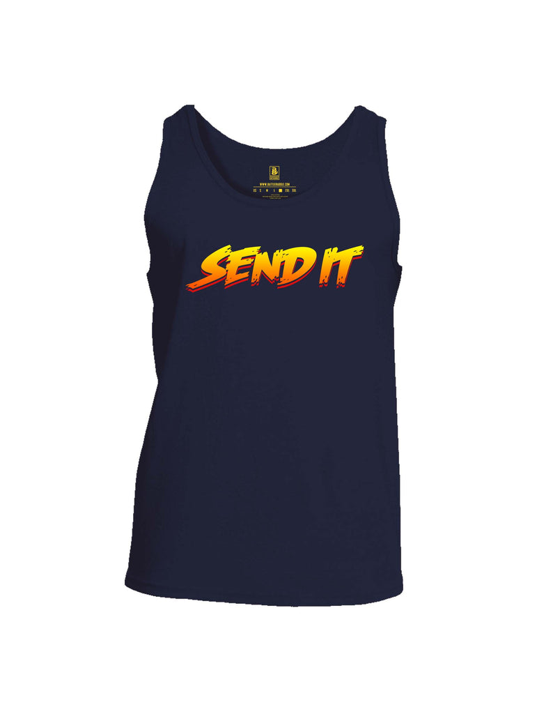 Battleraddle Send It Mens Cotton Tank Top