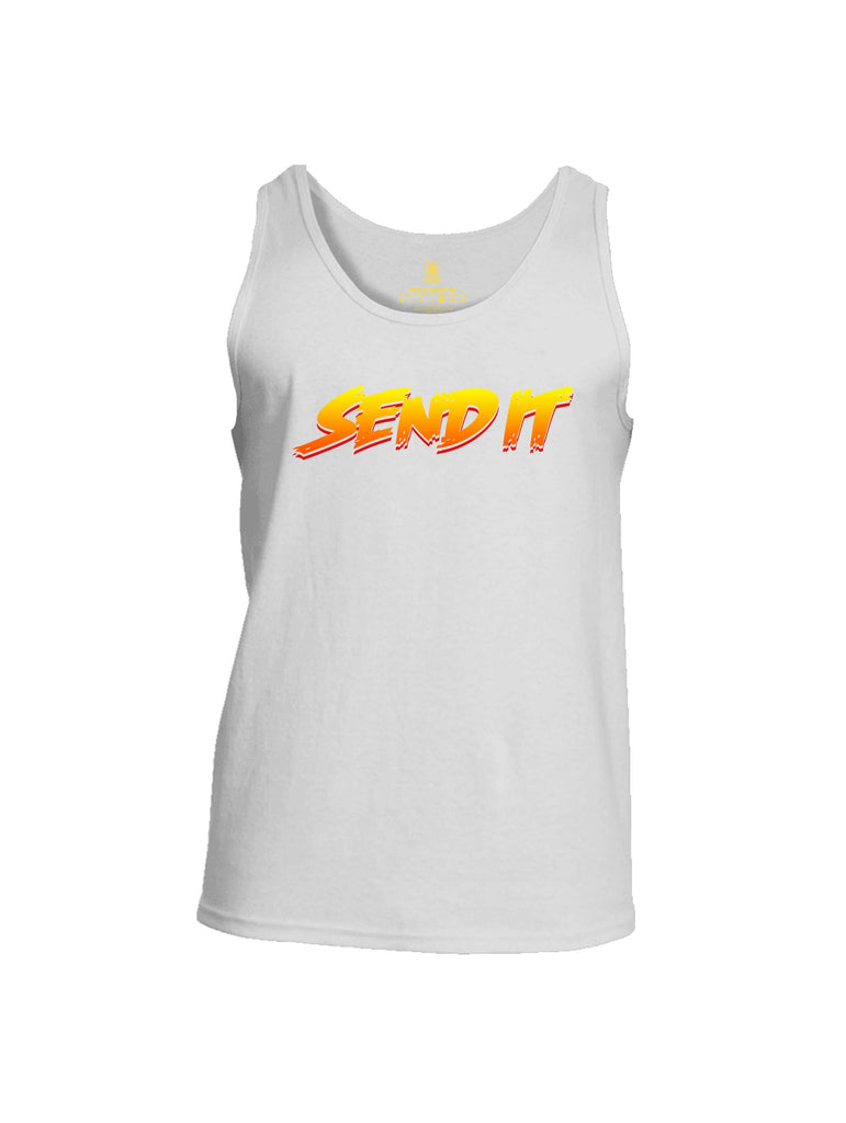 Battleraddle Send It Mens Cotton Tank Top