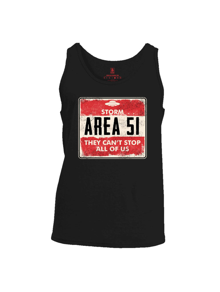 Battleraddle Storm Area 51 They Cant Stop All Of Us Mens Cotton Tank Top