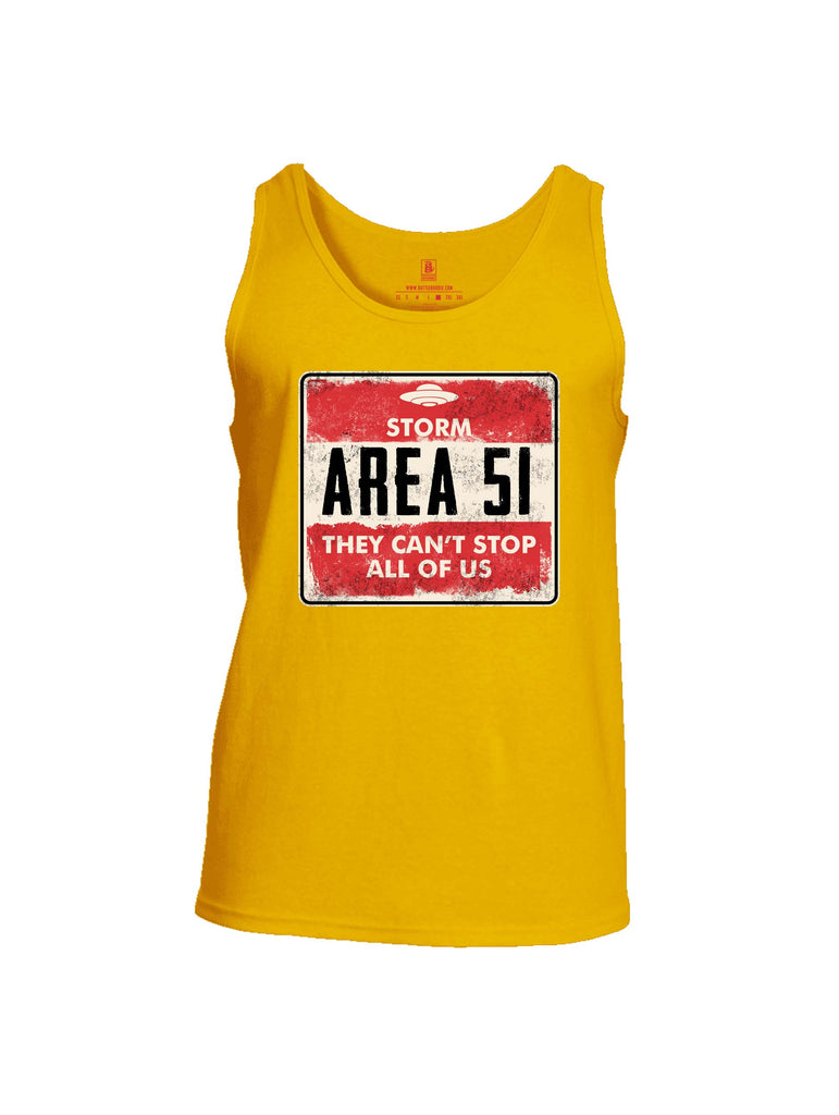 Battleraddle Storm Area 51 They Cant Stop All Of Us Mens Cotton Tank Top