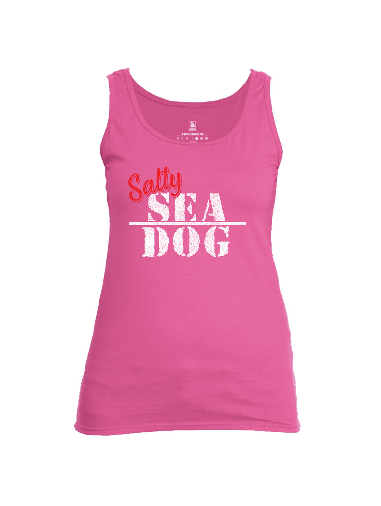 Battleraddle Salty Sea Dog Womens Cotton Tank Top
