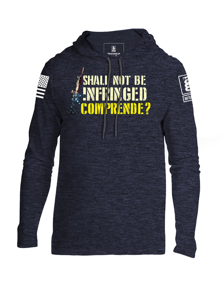 Battleraddle Shall Not Be Infringed Comprende? Mens Thin Cotton Lightweight Hoodie