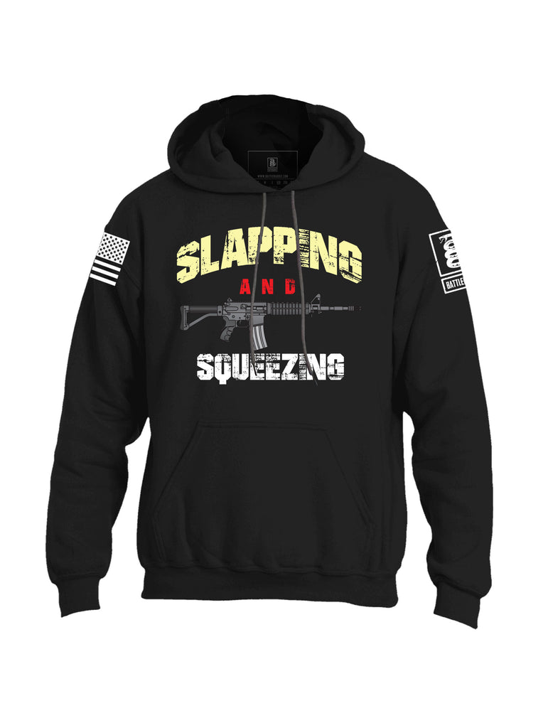 Battleraddle Slapping And Squeezing Mens Blended Hoodie With Pockets