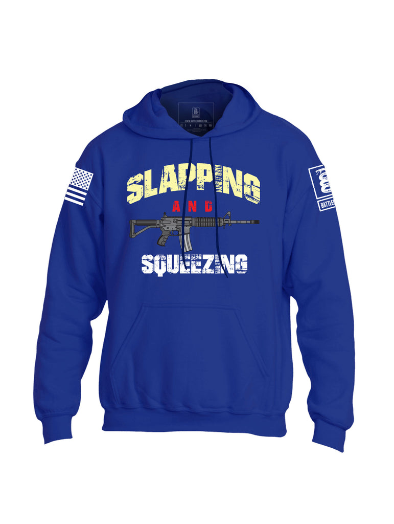 Battleraddle Slapping And Squeezing Mens Blended Hoodie With Pockets