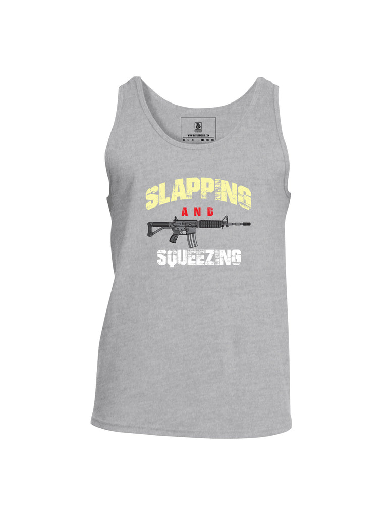 Battleraddle Slapping And Squeezing Mens Cotton Tank Top