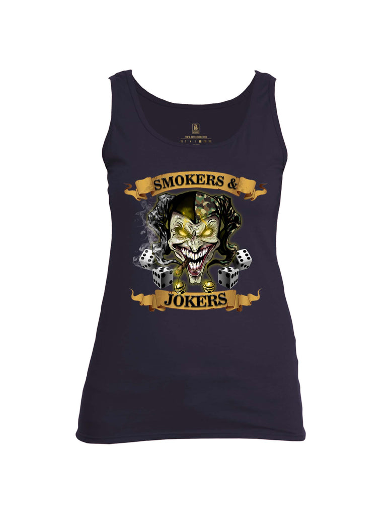 Battleraddle Smokers and Jokers Womens Cotton Tank Top