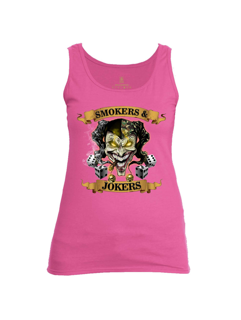 Battleraddle Smokers and Jokers Womens Cotton Tank Top
