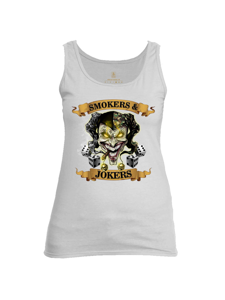 Battleraddle Smokers and Jokers Womens Cotton Tank Top