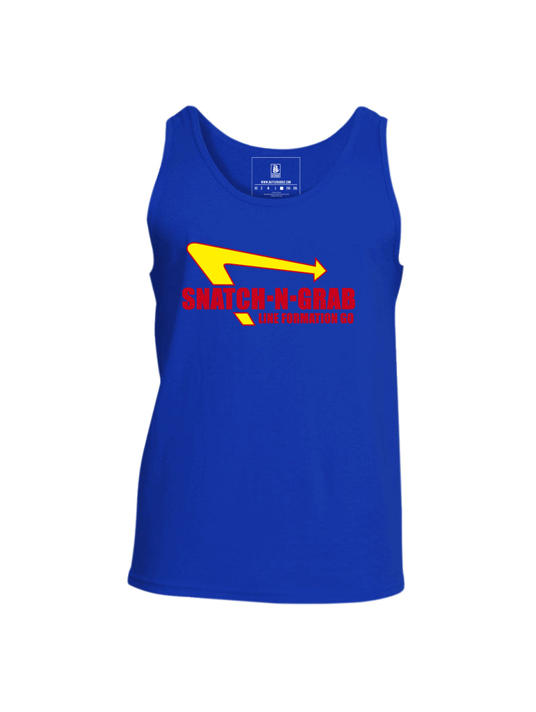 Battleraddle Snatch-N-Grab Line Formation Go Mens Cotton Tank Top