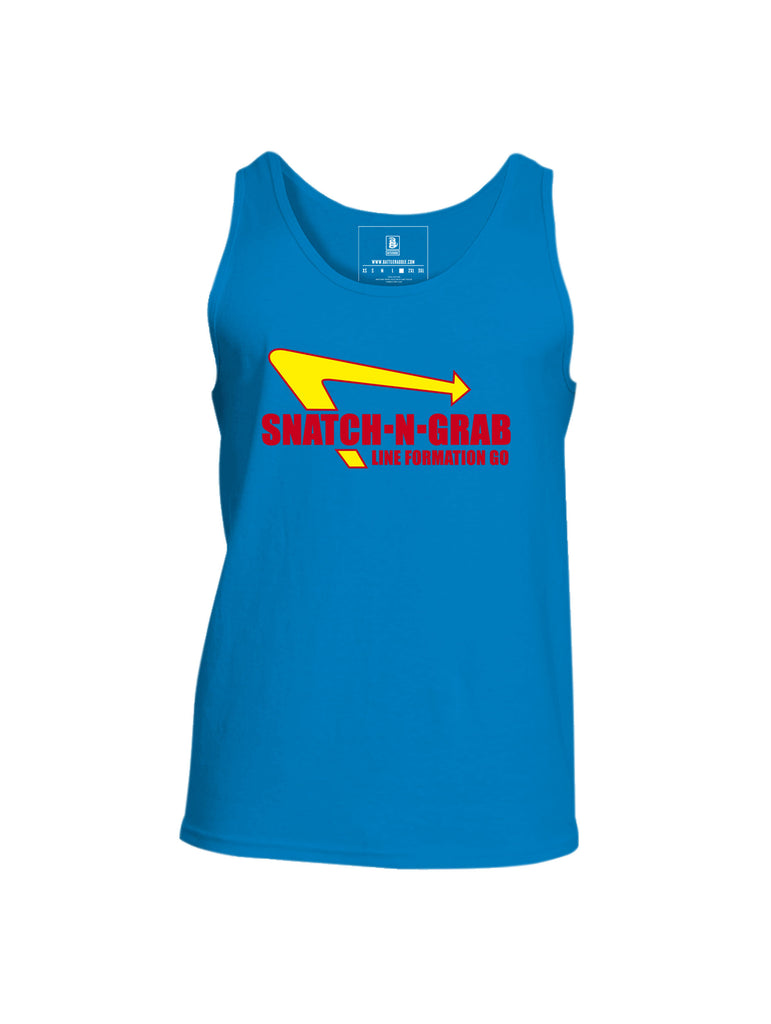 Battleraddle Snatch-N-Grab Line Formation Go Mens Cotton Tank Top