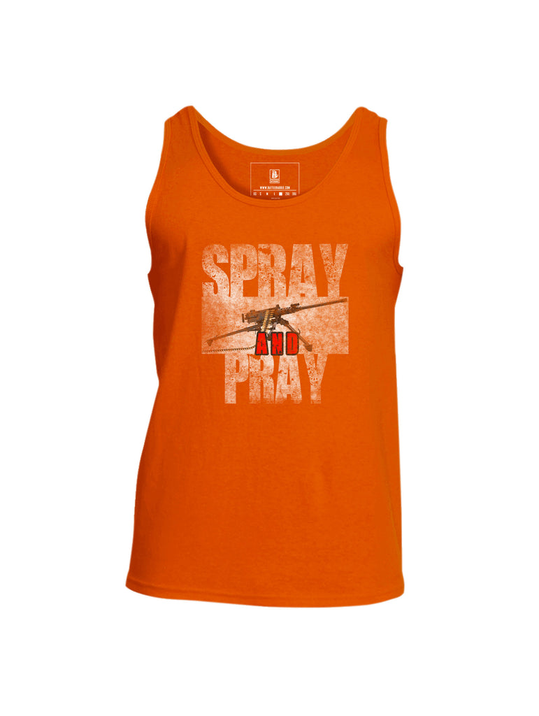 Battleraddle Spray And Pray Mens Cotton Tank Top